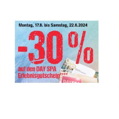 Promotion Bild von -30% auf den DAY SPA Erlebnisgutschein Maximarkt