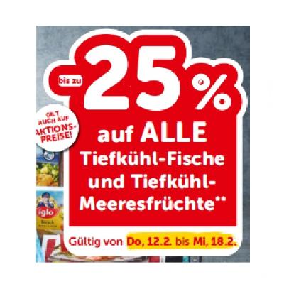 bis zu -25% auf ALLE Tiefkühl-Fische und Tiefkühl-Meeresfrüchte INTERSPAR