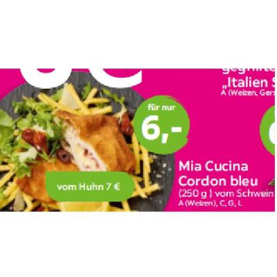 Mia Cucina Cordon bleu Je 6€ mömax