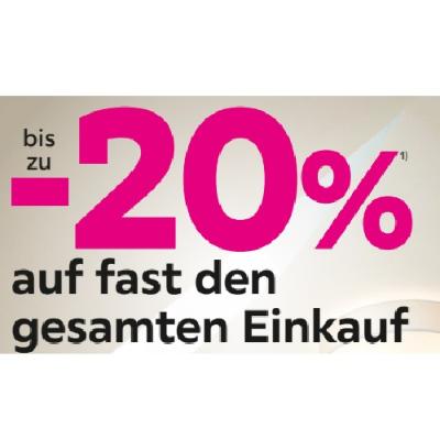 bis zu -20% auf fast den gesamten Einkauf mömax