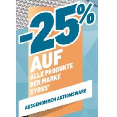 Promotion Bild von -25% AUF ALLE PRODUKTE DER MARKE SYOSS METRO