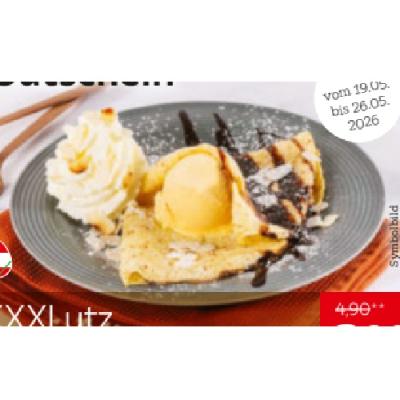 XXXLutz Eispalatschinke je 2.90€ XXXLutz