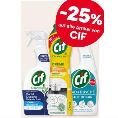 -25% auf alle Artikel von CIF MPREIS