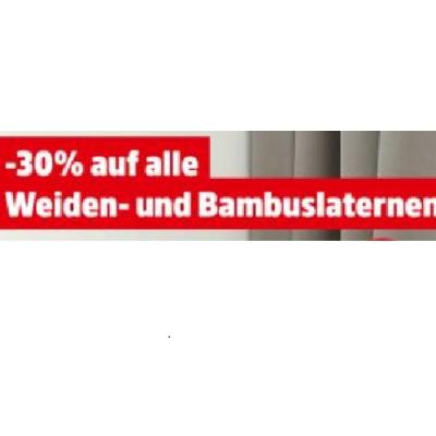 Promotion Bild von -30% auf alle Weiden- und Bambuslaternen Thomas Philipps
