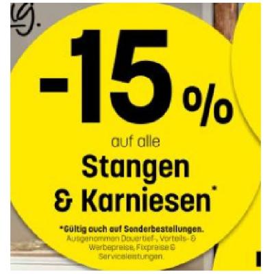-15% auf alle Stangen & Karniesen Betten Reiter