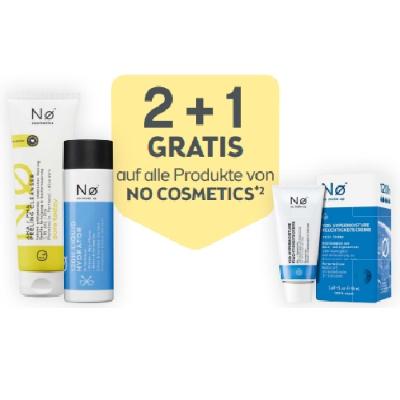 2+1 GRATIS auf alle Produkte von NO COSMETICS BIPA
