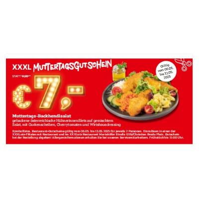 Promotion Bild von Muttertags-Backhendlsalat je 7€ XXXLutz
