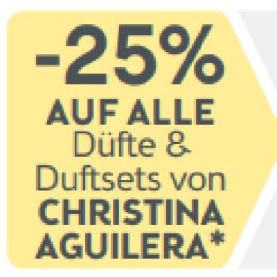 -25% auf alle Düfte und Duftsets von Christina Aguilera BIPA
