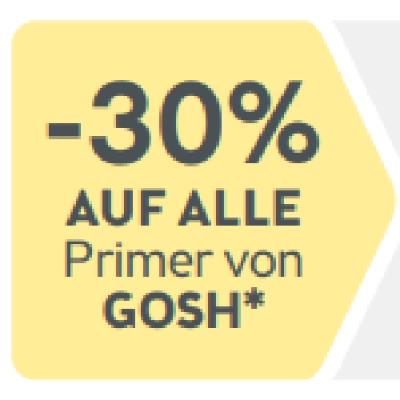 -30% auf alle Primer von Gosh BIPA