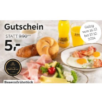 Promotion Bild von Hütthalers Hofkultur Bauernfrühstück je 5€ XXXLutz