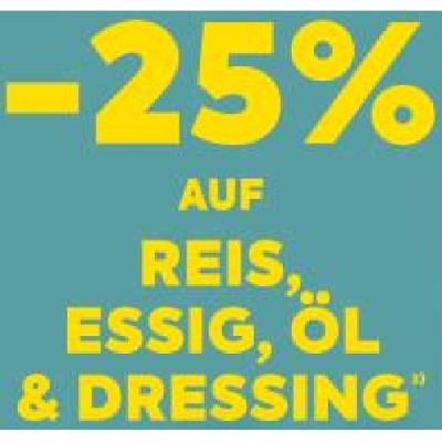Bild von -25% AUF REIS, ESSIG, ÖL & DRESSING BILLA PLUS