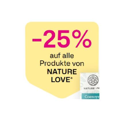 -25% auf alle Produkte von NATURE LOVE BIPA