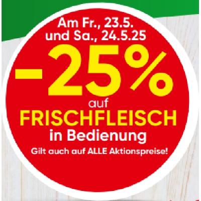 Promotion Bild von -25% auf FRISCHFLEISCH in Bedienung EUROSPAR