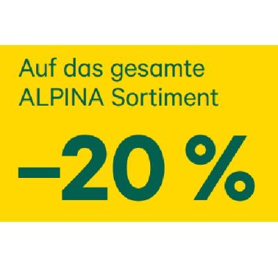 -20 %Auf das gesamte ALPINA Sortiment BayWa