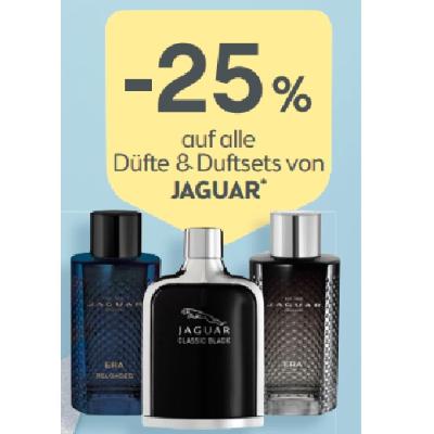 -25% auf alle Düfte & Duftsets von JAGUAR BIPA