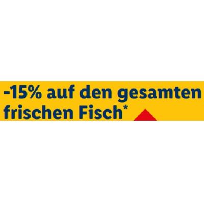 -15% auf den gesamten frischen Fisch Lidl