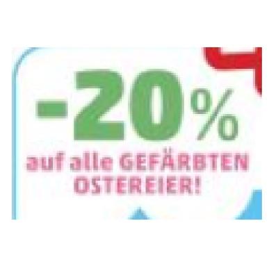 Promotion Bild von -20% AUF ALLE GEFÄRBTEN OSTEREIER! Penny