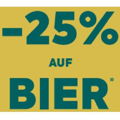 -25% AUF BIER BILLA PLUS
