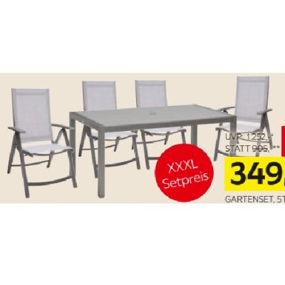 Ambia Garden Gartenset 5-teilig 2589008207 + 2589008101 je 349€ XXXLutz
