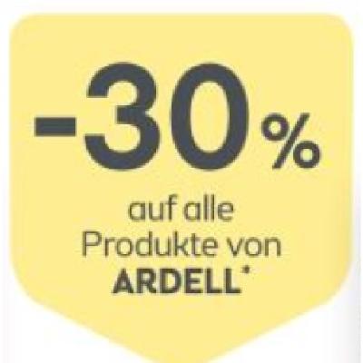 Promotion Bild von -30% auf alle Produkte von ARDELL BIPA