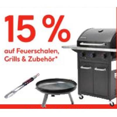 Promotion Bild von 15% auf Feuerschalen Grills & Zubehör HELLWEG