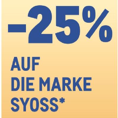 -25% AUF DIE MARKE SYOSS METRO