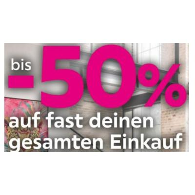 bis -50% auf fast deinen gesamten Einkauf mömax
