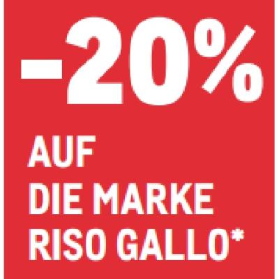 Bild von -20% AUF DIE MARKE RISO GALLO METRO