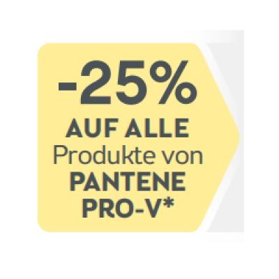 -25% AUF ALLE Produkte von PANTENE PRO-V BIPA