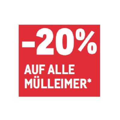 -20% AUF ALLE MÜLLEIMER METRO