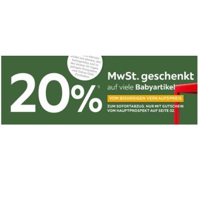 Promotion Bild von 20% MwSt. geschenkt auf viele Babyartikel XXXLutz