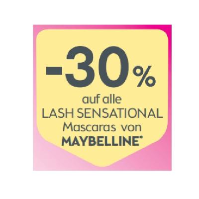 Promotion Bild von -30% auf alle LASH SENSATIONAL Mascaras von MAYBELLINE BIPA