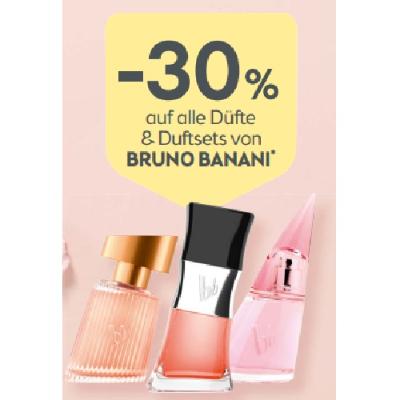 Promotion Bild von -30% auf alle Düfte & Duftsets von BRUNO BANANI BIPA