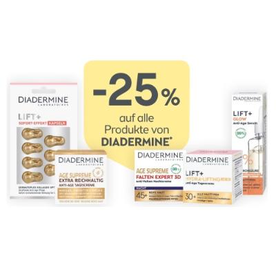 -25% auf alle Produkte von DIADERMINE BIPA