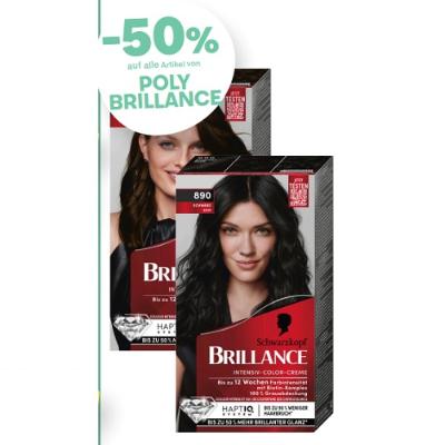 -50% auf alle Artikel von POLY BRILLANCE MPREIS