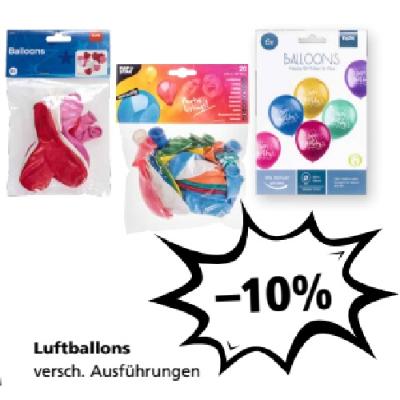Promotion Bild von Luftballons versch. Ausführungen -10% PAGRO DISKONT