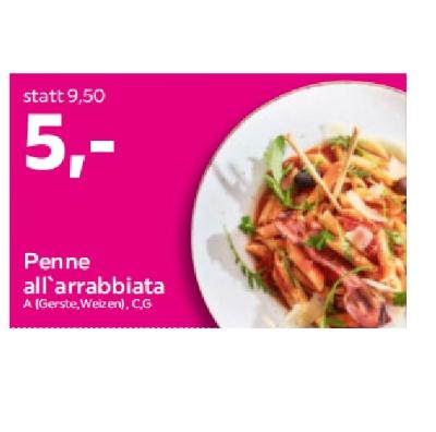 Penne all`arrabbiata Je 5€ mömax
