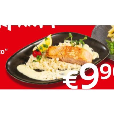 Lachsfiletsteak „Risotto“ je 9.90€ XXXLutz