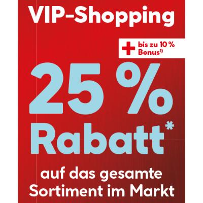 25% Rabatt* auf das gesamte HELLWEG Sortiment im Markt Mindesteinkaufswert 50 € + bis zu 10% Bonus**