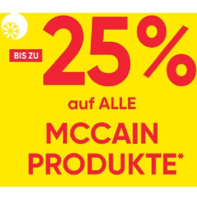 BIS ZU -25% auf ALLE MCCAIN PRODUKTE Maximarkt