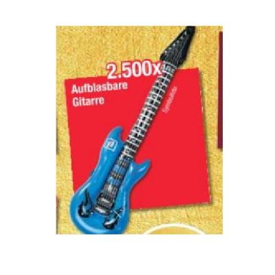 Bild von 2.500x Aufblasbare Gitarre Maximarkt