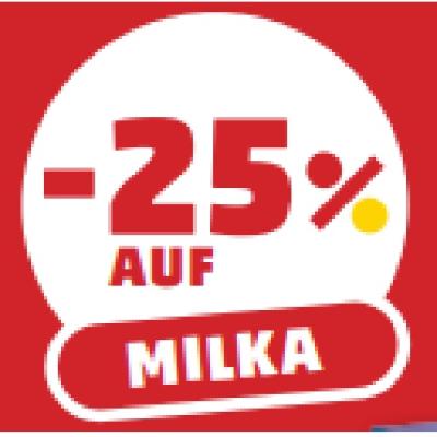 -25% AUF MILKA ab 3 Milka Produkten Penny