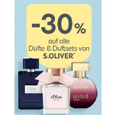 -30% auf alle Düfte & Duftsets von S.OLIVER BIPA