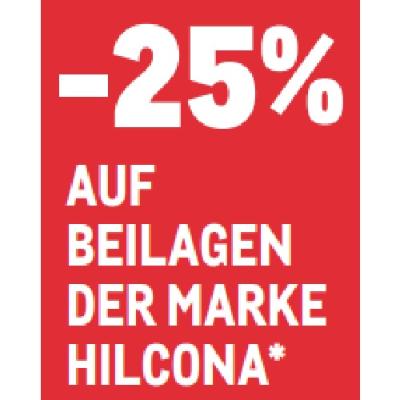 -25% AUF BEILAGEN DER MARKE HILCONA METRO