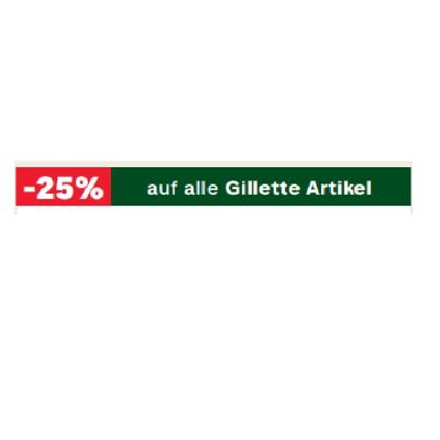 Promotion Bild von -25% auf alle Gillette Artikel MPREIS