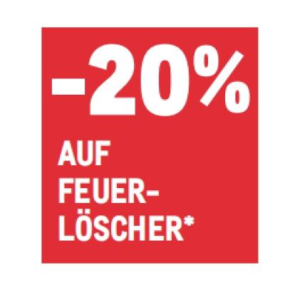 -20% AUF FEUERLÖSCHER METRO