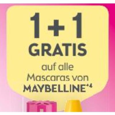 Promotion Bild von 1+1 GRATIS auf alle Mascaras von MAYBELLINE BIPA
