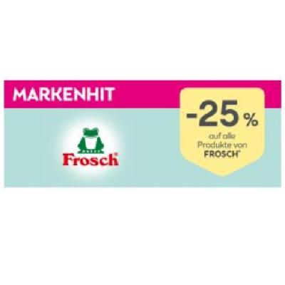 -25% auf alle Produkte von FROSCH BIPA
