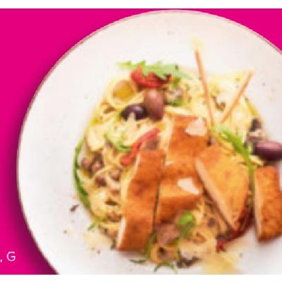 Spaghetti Funghi a Cotoletta je 7€ mömax