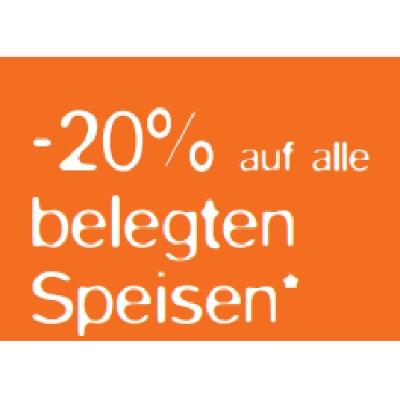 -20% auf alle belegten Speisen MPREIS